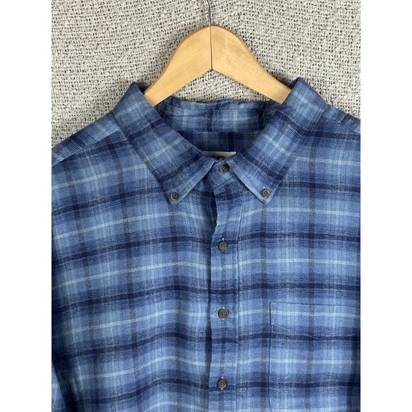 HB Harbor Bay Flannel Big Tall Men’s 3XT 100% Cotton Cabincore Cozycore - Picture 1 of 11